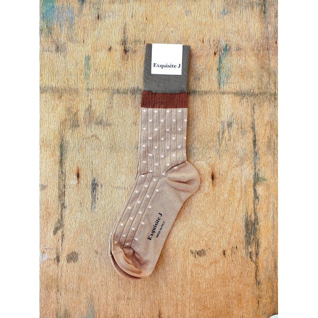 Exquisite J medvilnės kojinės